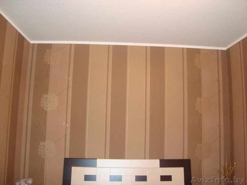 Высококачественная оклейка стен и потолков обоями - Изображение #1, Объявление #14857