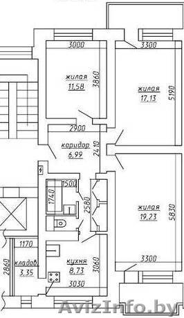 Продам 3-х комн. кварт в центре - Изображение #1, Объявление #44908