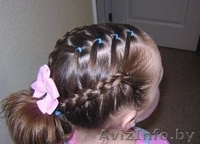 Французские косы, жгуты, торжественные прически, макияж. - Изображение #3, Объявление #363584