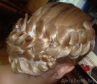 Французские косы, жгуты, торжественные прически, макияж. - Изображение #1, Объявление #363584