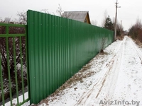 ЗАБОРЫ ИЗ МЕТАЛОПРОФЕЛЯ, ВОРОТА, КАЛИТКИ, КОЛЬЦА КОЛОДЕЗНЫЕ.БЕТОННЫЕ ЗАБОРЫ, - Изображение #3, Объявление #1241148