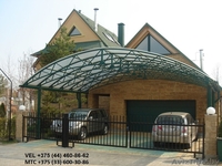 ковка, ворота, ограда, лестница, решетка, козырек, перила, навес, арка, мангал - Изображение #3, Объявление #1426592