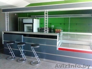Оборудование и мебель для магазинов,  кафе,  баров,  ресторанов