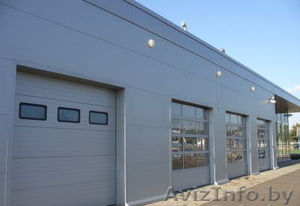 Ворота секционные гаражные и промышленные в Слуцке. Роллеты защитные.