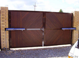 Въездные ворота с автоматикой установить