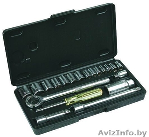 Набор торцевых головок и ключей 20 ед. Top Tools 38D257