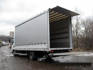 Срочная доставка груза  РБ до 5-7 тонн.гидроборт.