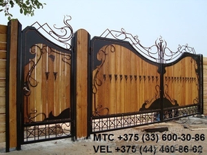 ковка, ворота, ограда, лестница, решетка, козырек, перила, навес, арка, мангал - Изображение #7, Объявление #1426592