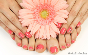 Педикюр,  маникюр,  долговременное покрытие в Минске недорого