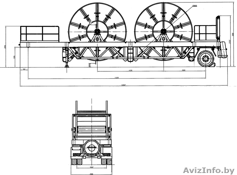 Hанелевозы, опоровозы 949174, тяжеловозы, прицепы самосвальные, роспуски, эвакуа - Изображение #4, Объявление #221530