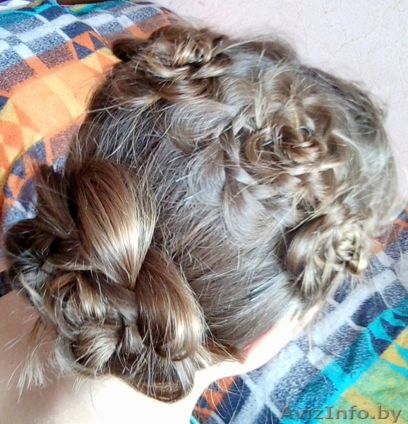 Французские косы, жгуты, торжественные прически, макияж. - Изображение #10, Объявление #363584