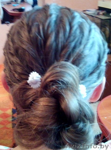 Французские косы, жгуты, торжественные прически, макияж. - Изображение #9, Объявление #363584