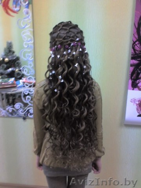 Французские косы, жгуты, торжественные прически, макияж. - Изображение #6, Объявление #363584