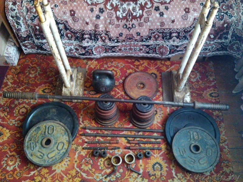 Продам срочно! Комплект железа:штанги ,гантели ,гиря.Недорого!!! - Изображение #1, Объявление #873801