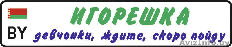 Детский гос номер на коляску, велосипед, кроватку, машинку в Бобруйске. - Изображение #1, Объявление #1170918