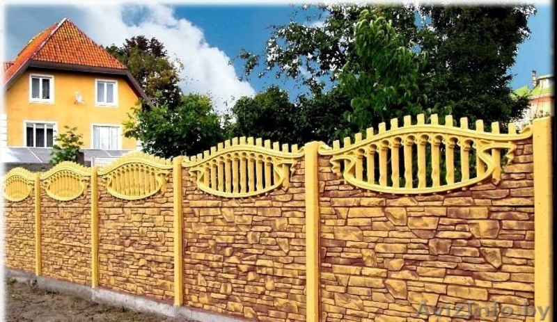 ЗАБОРЫ ИЗ МЕТАЛОПРОФЕЛЯ, ВОРОТА, КАЛИТКИ, КОЛЬЦА КОЛОДЕЗНЫЕ.БЕТОННЫЕ ЗАБОРЫ, - Изображение #1, Объявление #1241148