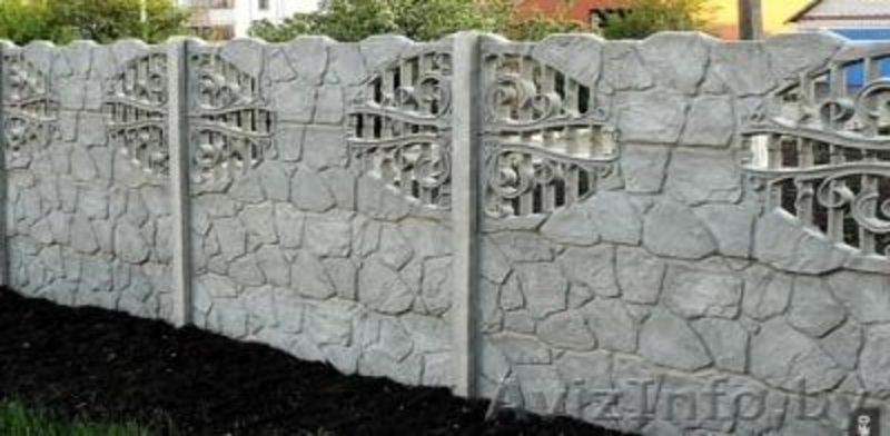 ЗАБОРЫ ИЗ МЕТАЛОПРОФЕЛЯ, ВОРОТА, КАЛИТКИ, КОЛЬЦА КОЛОДЕЗНЫЕ.БЕТОННЫЕ ЗАБОРЫ, - Изображение #5, Объявление #1241148