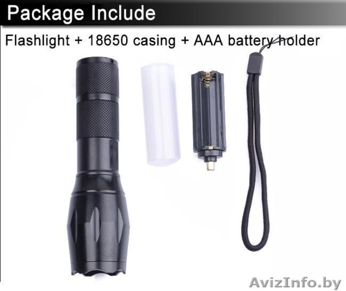 Продам сверхяркий светодиодный ручной фонарик cree XML-T6 2000 люмен Украина - Изображение #4, Объявление #1394970