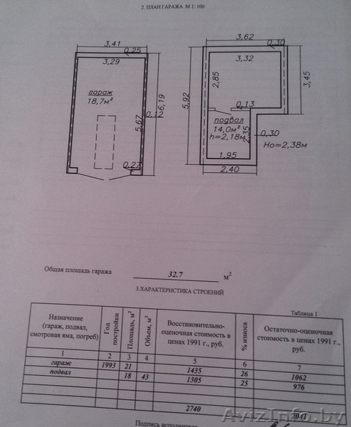 Гараж ГСК-14 Ул.Батова - Изображение #1, Объявление #1471290