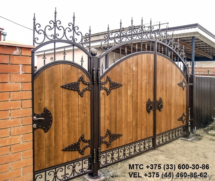 ковка, ворота, ограда, лестница, решетка, козырек, перила, навес, арка, мангал - Изображение #1, Объявление #1426592