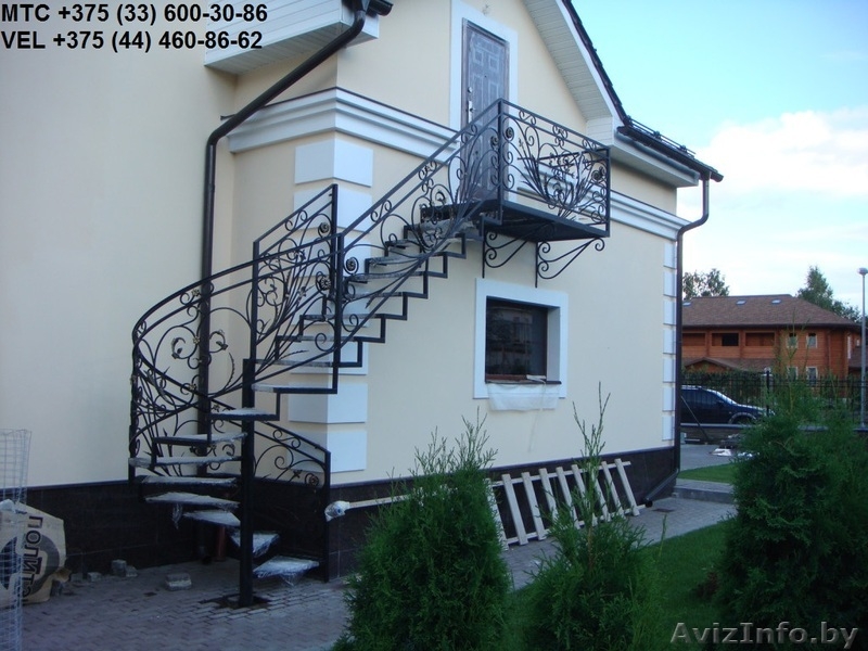 ковка, ворота, ограда, лестница, решетка, козырек, перила, навес, арка, мангал - Изображение #4, Объявление #1426592