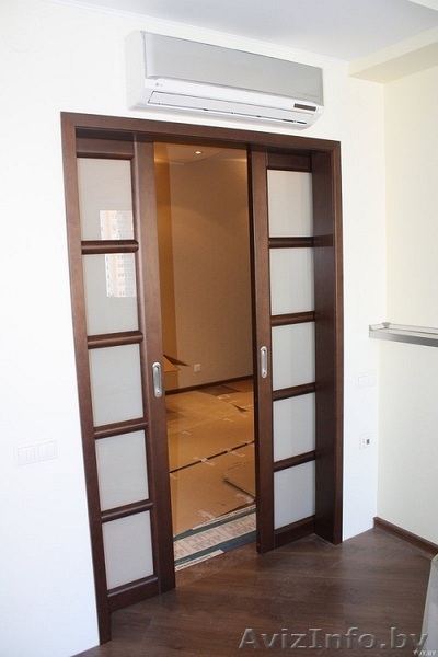 Межкомнатные двери из евро бруса массива и эко шпона под ключ - Изображение #5, Объявление #1543788