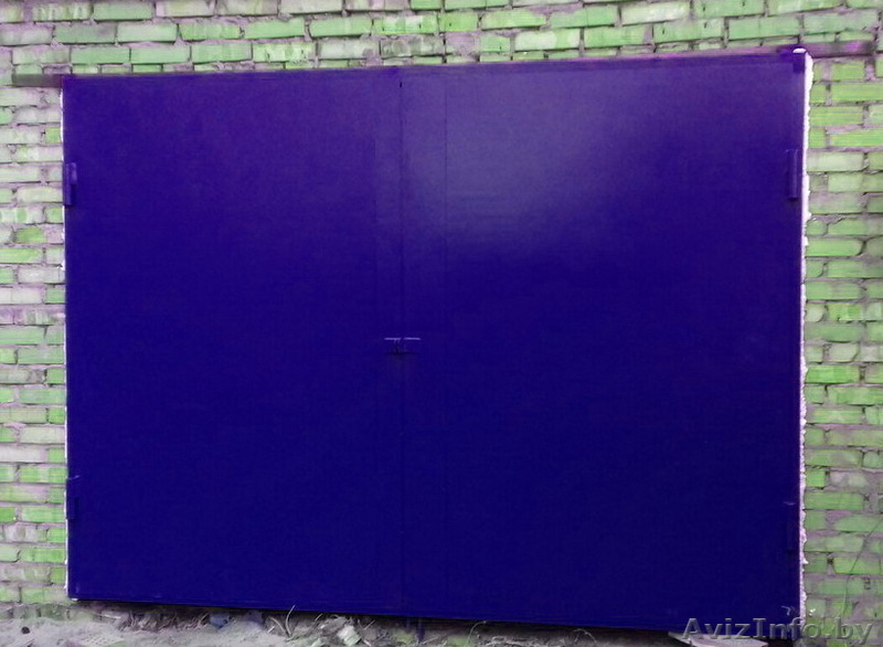 Гаражные ворота цельно-металлические и панельные - Изображение #1, Объявление #1636536